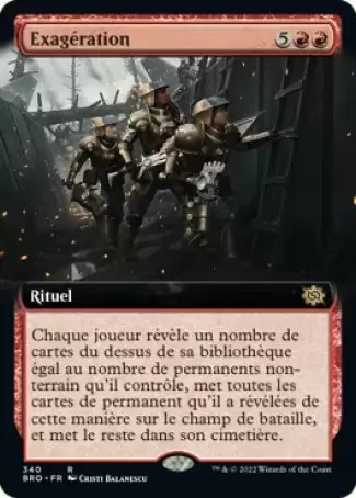 La Guerre Fratricide - Exagération