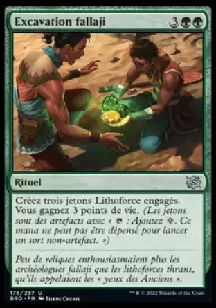 La Guerre Fratricide - Excavation fallaji