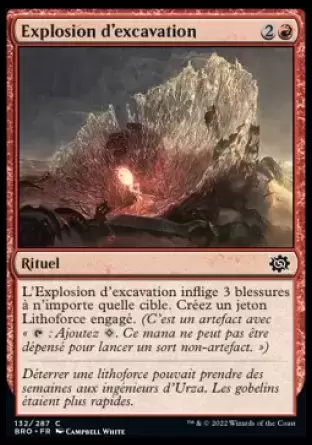 La Guerre Fratricide - Explosion d\'excavation