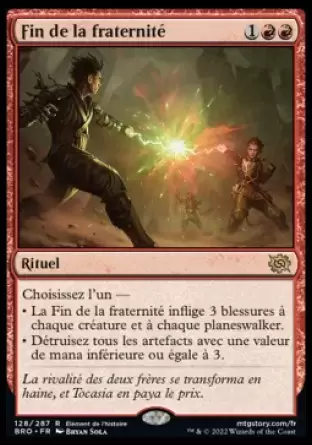 La Guerre Fratricide - Fin de la fraternité