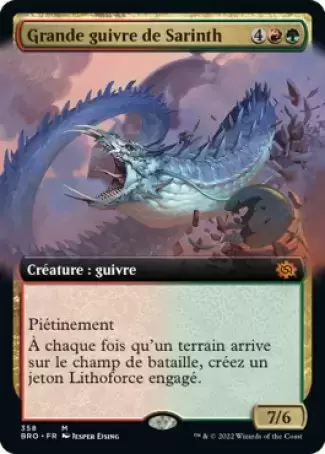 La Guerre Fratricide - Grande guivre de Sarinth
