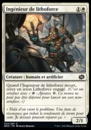 La Guerre Fratricide - Ingénieur de lithoforce