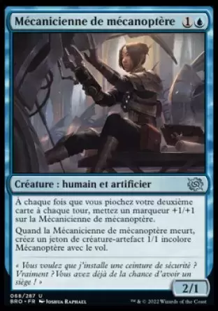 La Guerre Fratricide - Mécanicienne de mécanoptère