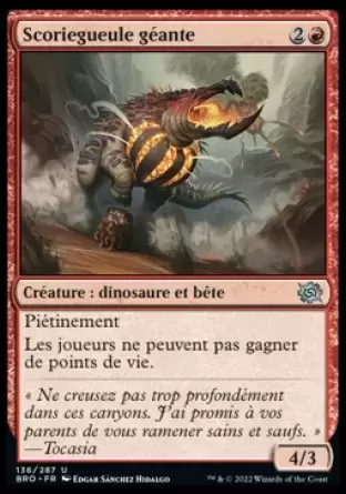 La Guerre Fratricide - Scoriegueule géante