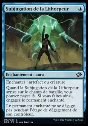 La Guerre Fratricide - Subjugation de la Lithorpeur