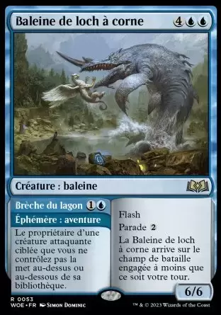 Les Friches d\'Eldraine - Baleine de loch à corne