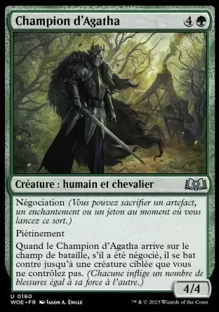 Les Friches d\'Eldraine - Champion d\'Agatha