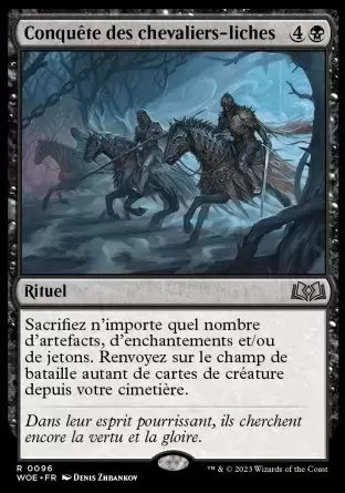 Les Friches d\'Eldraine - Conquête des chevaliers-liches