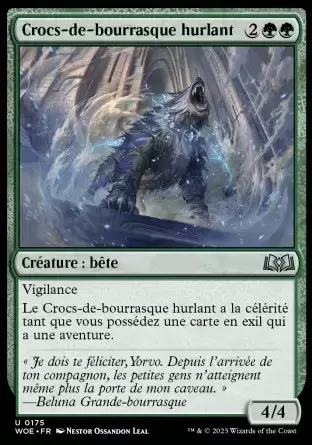 Les Friches d\'Eldraine - Crocs-de-bourrasque hurlant