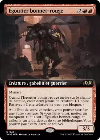 Les Friches d\'Eldraine - Egoutier bonnet-rouge