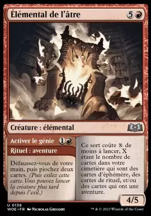 Les Friches d\'Eldraine - Élémental de l\'âtre