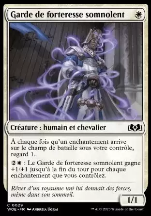 Les Friches d\'Eldraine - Garde de forteresse somnolent
