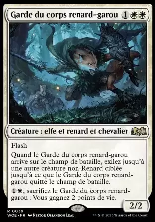 Les Friches d\'Eldraine - Garde du corps renard-garou