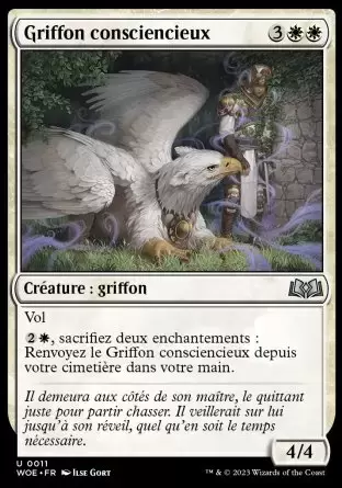 Les Friches d\'Eldraine - Griffon consciencieux