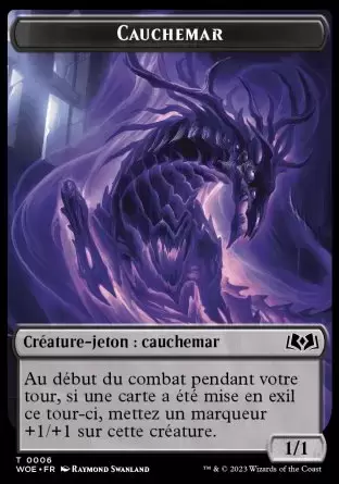 Les Friches d\'Eldraine - Jeton Cauchemar
