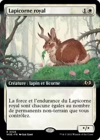 Les Friches d\'Eldraine - Lapicorne royal