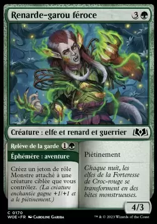 Les Friches d\'Eldraine - Renarde-garou féroce
