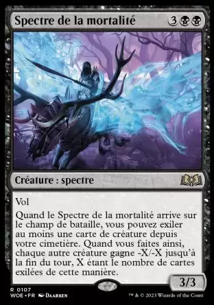 Les Friches d\'Eldraine - Spectre de la mortalité