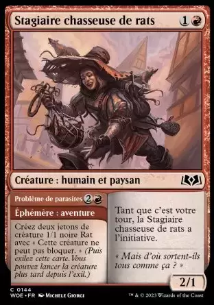 Les Friches d\'Eldraine - Stagiaire chasseuse de rats