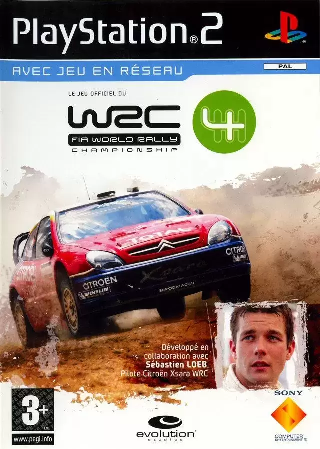 PS2 Games - wrc 4 le jeu officiel du FIA WORLD rally championship