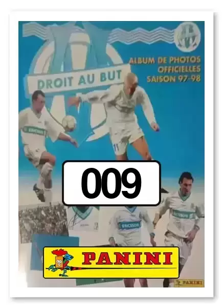 Panini - OM Droit au But Saison 97-98 - Carte n°9