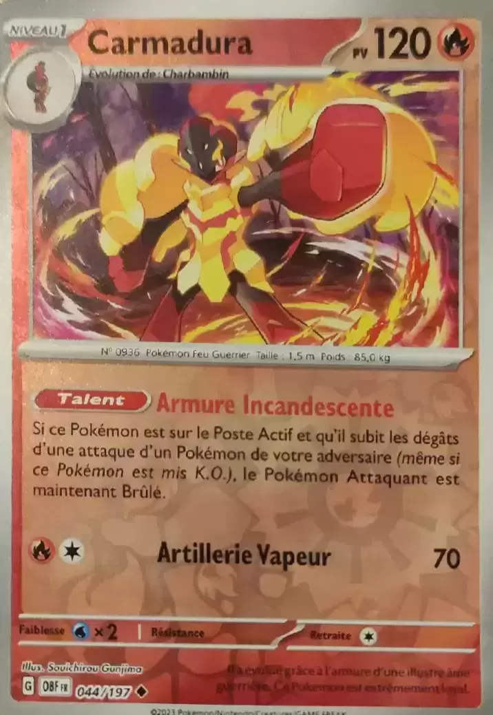 Flammes Obsidiennes - OBFFR - Carmadura Reverse