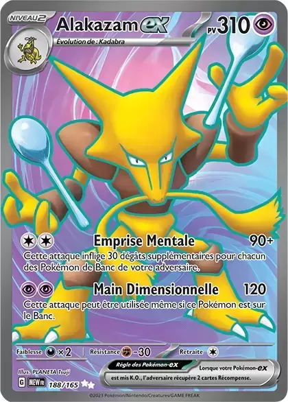 Ecarlate & Violet 151 - MEWFR - Alakazam EX