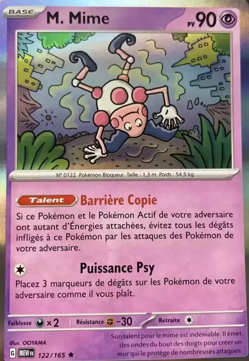 Ecarlate & Violet 151 - MEWFR - Mr. Mime Holo