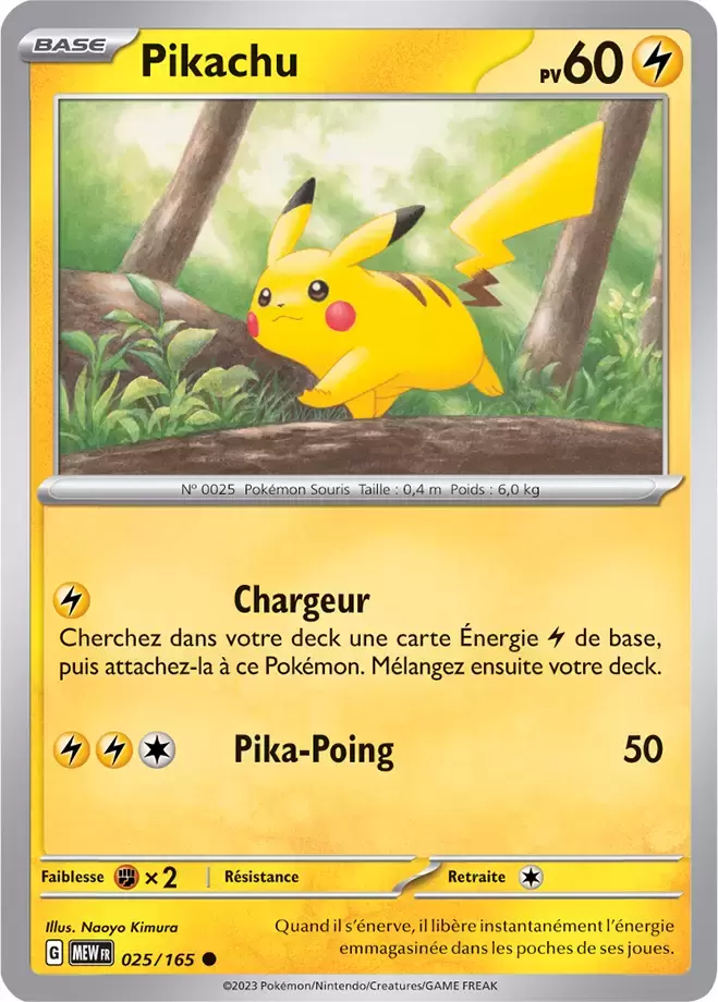 Ecarlate & Violet 151 - MEWFR - Pikachu