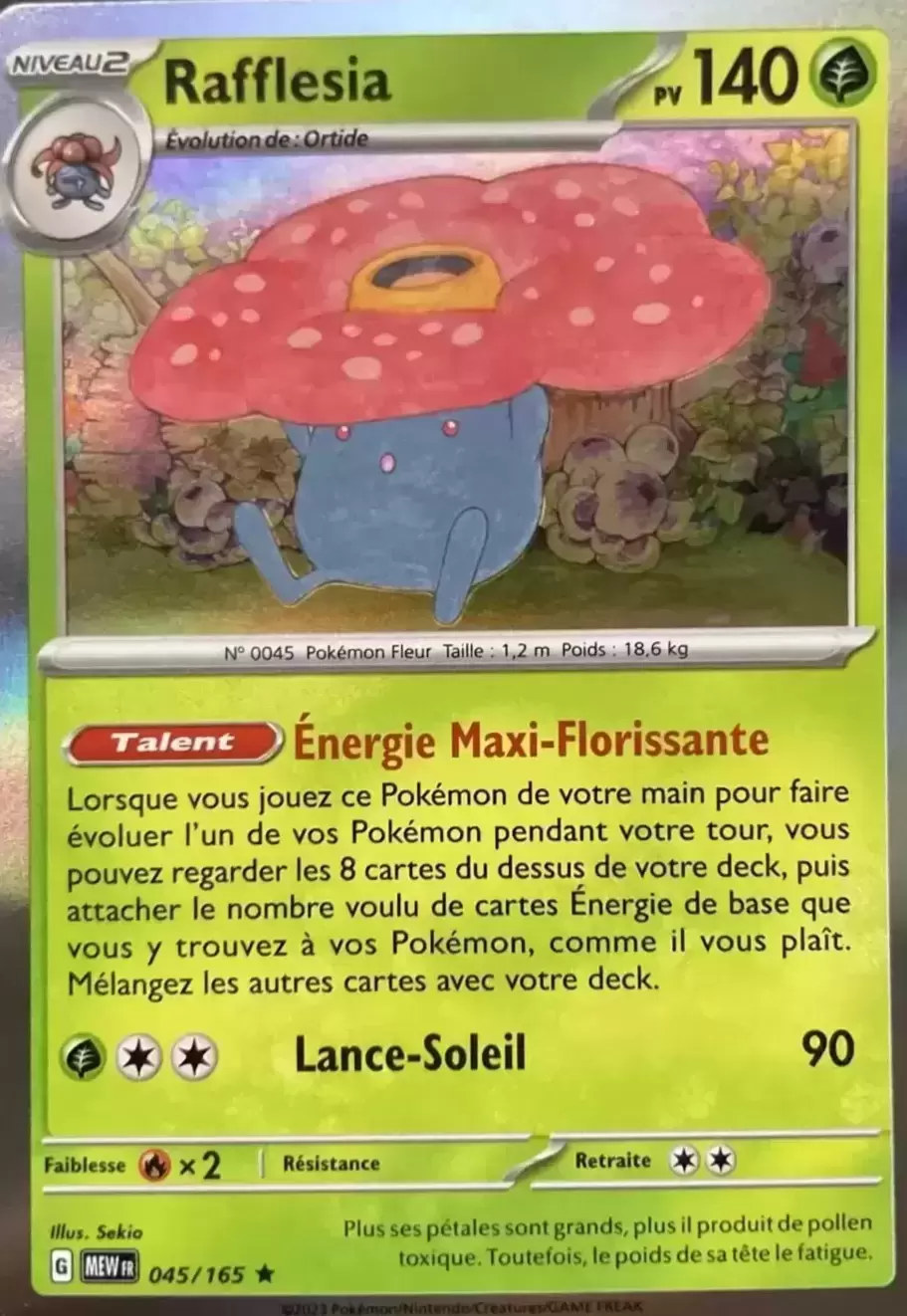 Ecarlate & Violet 151 - MEWFR - Vileplume Holo