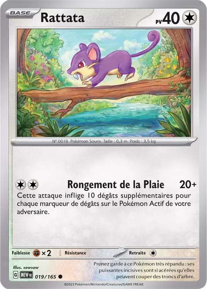 Ecarlate & Violet 151 - MEWFR - Rattata