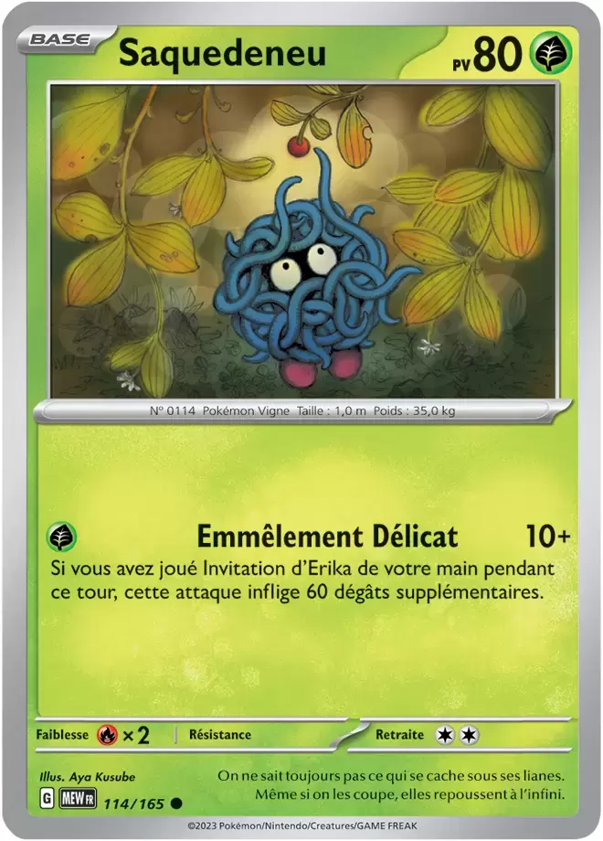 Ecarlate & Violet 151 - MEWFR - Tangela