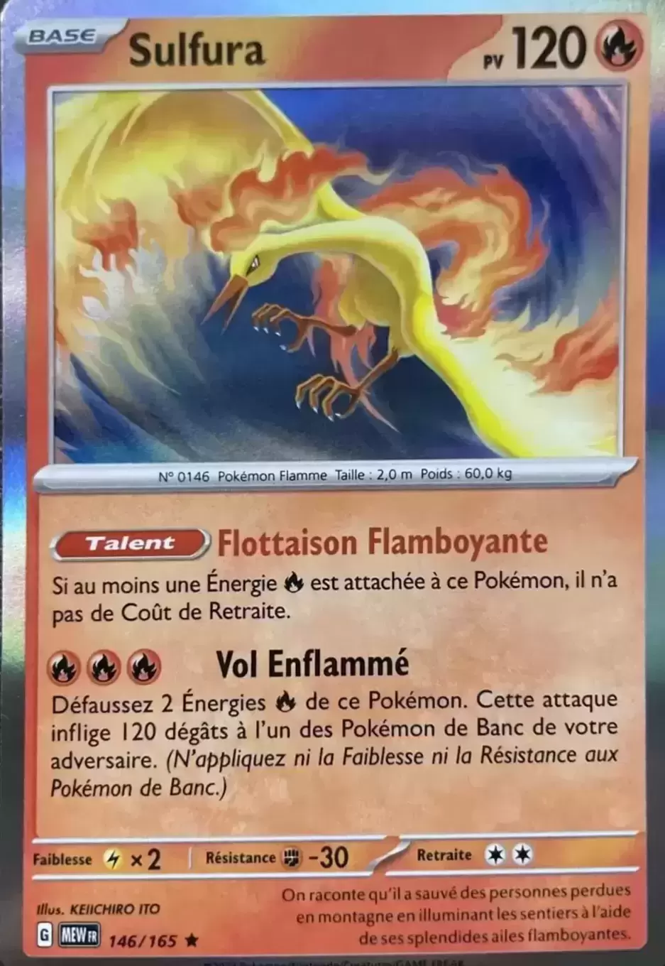 Ecarlate & Violet 151 - MEWFR - Moltres Holo