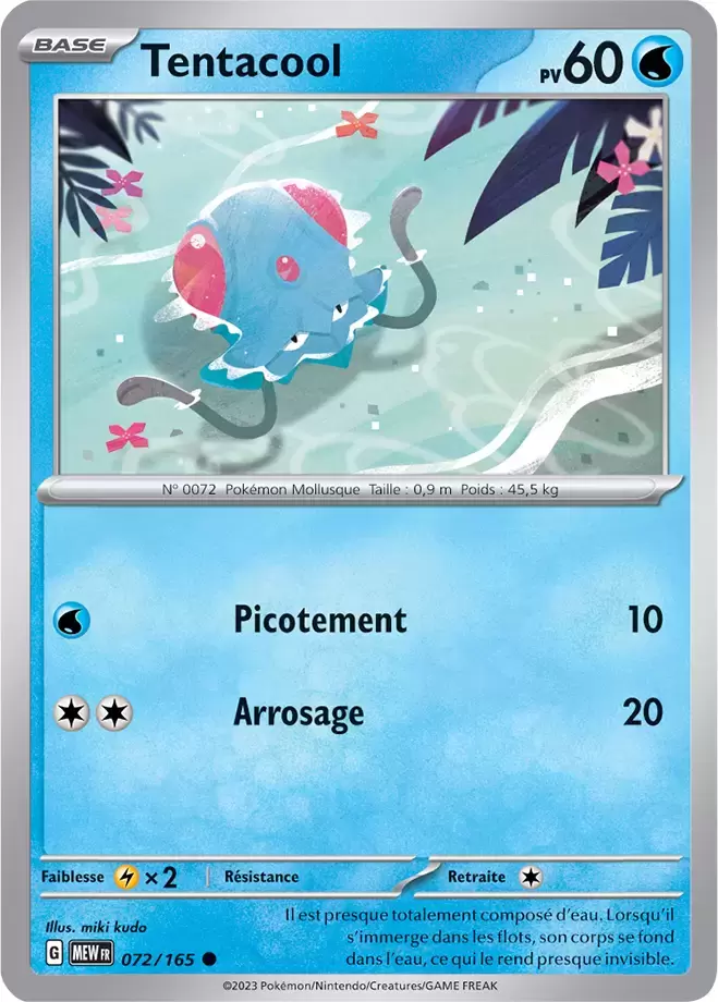 Ecarlate & Violet 151 - MEWFR - Tentacool
