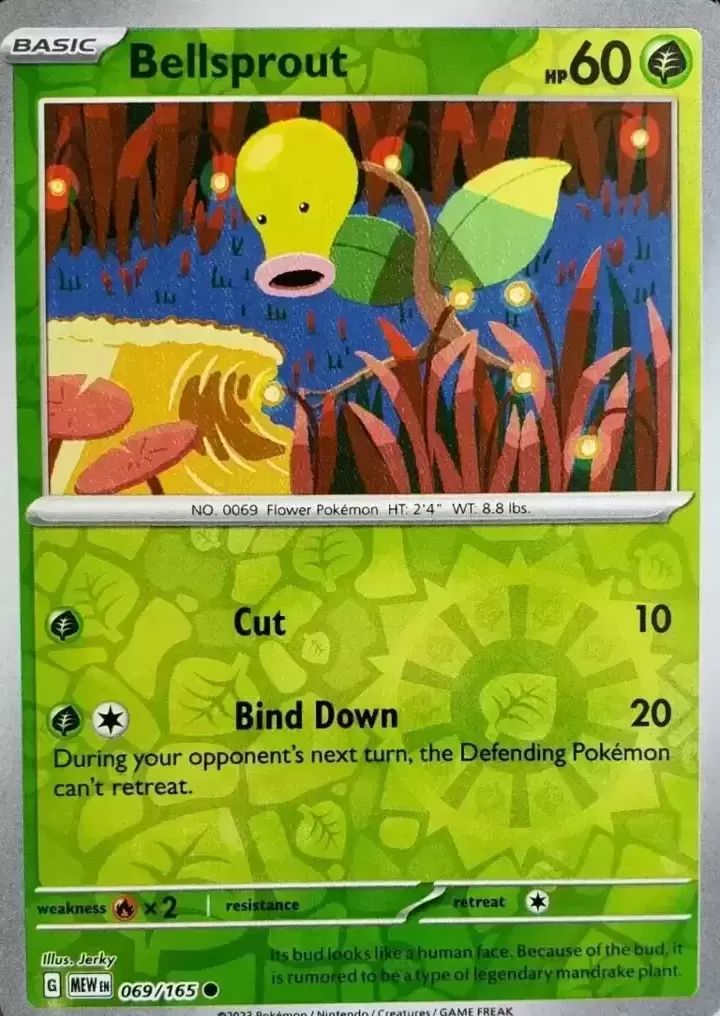 Scarlet & Violet 151 - MEWEN - Bellsprout Reverse