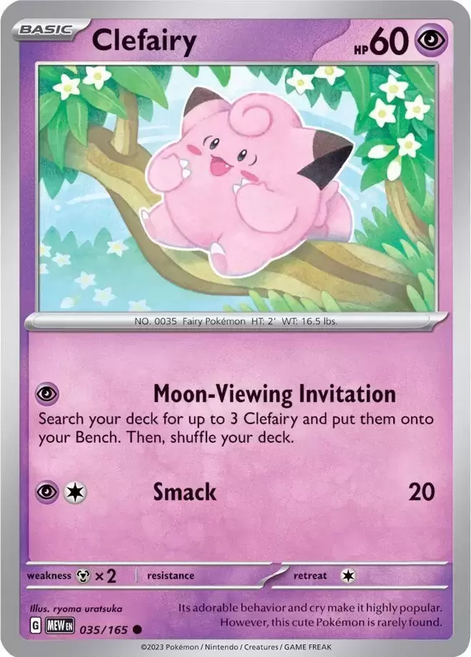 Scarlet & Violet 151 - MEWEN - Clefairy