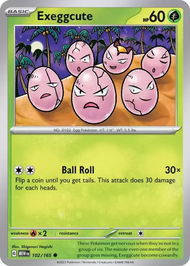Scarlet & Violet 151 - MEWEN - Exeggcute