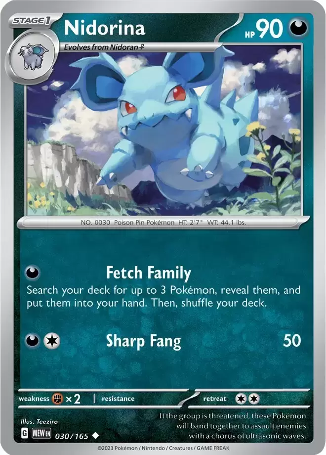 Scarlet & Violet 151 - MEWEN - Nidorina