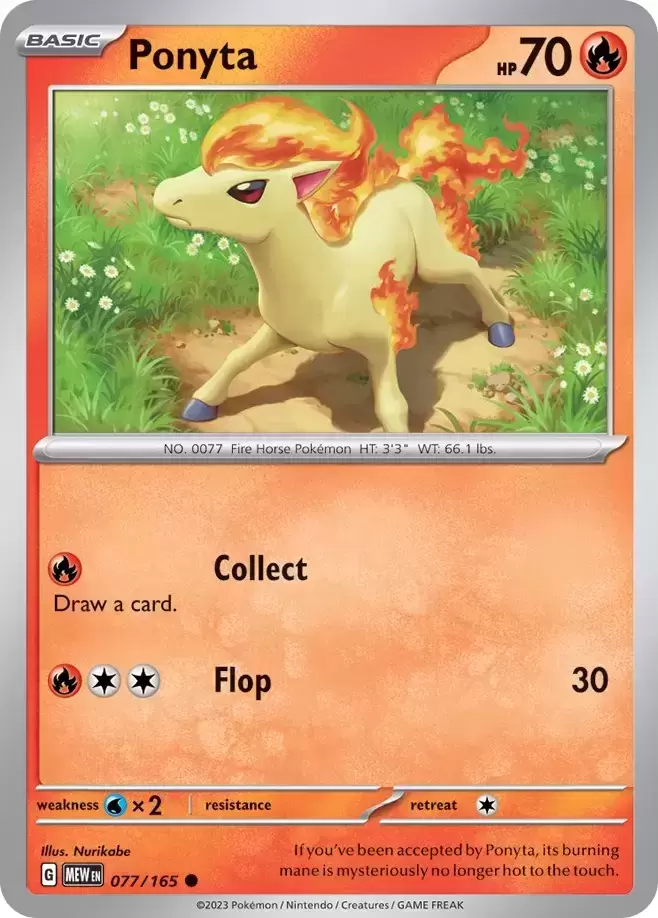 Scarlet & Violet 151 - MEWEN - Ponyta