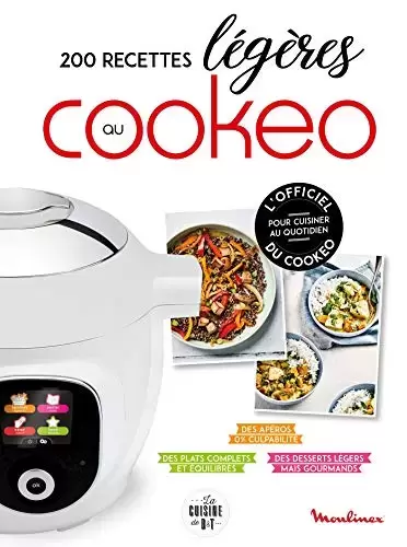 Livres de Cuisine - 200 recettes légères au Cookeo