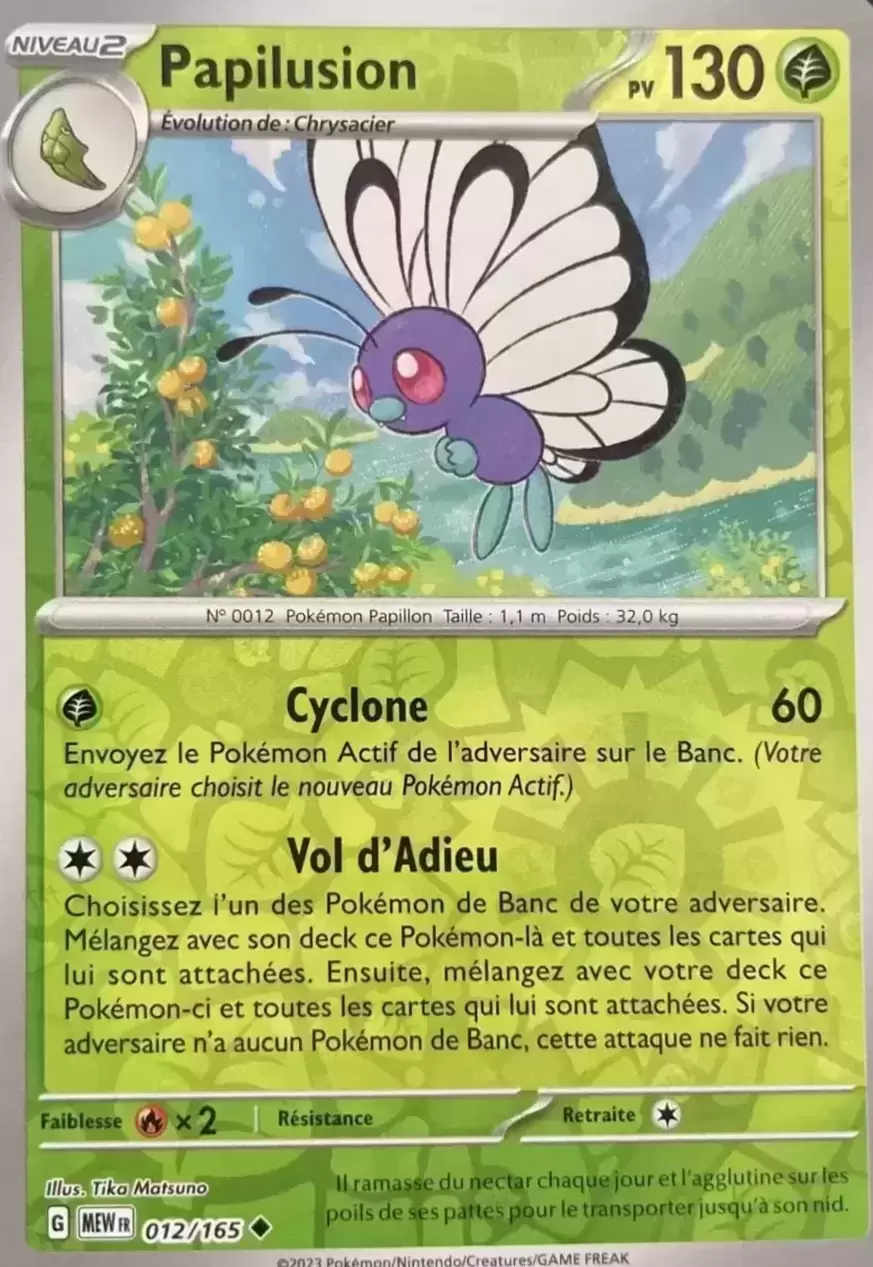 Ecarlate & Violet 151 - MEWFR - Butterfree Reverse