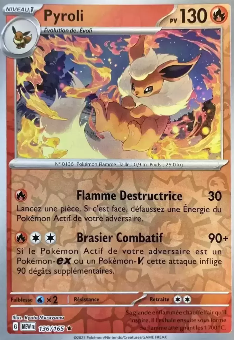 Ecarlate & Violet 151 - MEWFR - Flareon Reverse