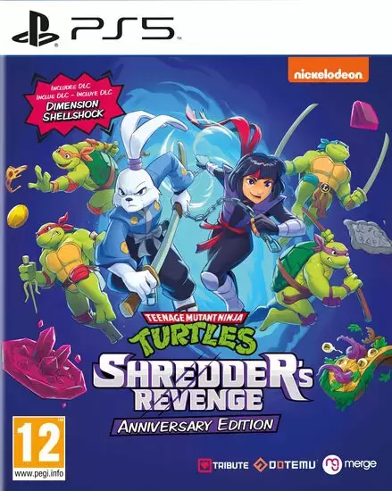 Jeux PS5 - TMNT Shredder\'s Revenge - Anniversary Edition