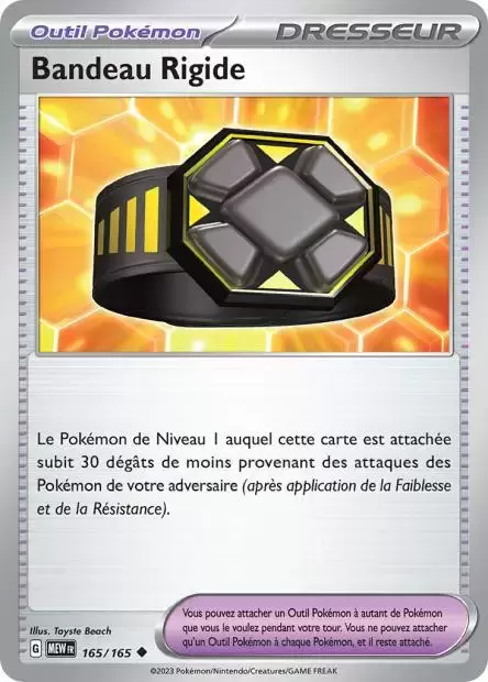 Bandeau Rigide Reverse - carte Pokémon 165/165 Ecarlate & Violet 151 - MEWFR