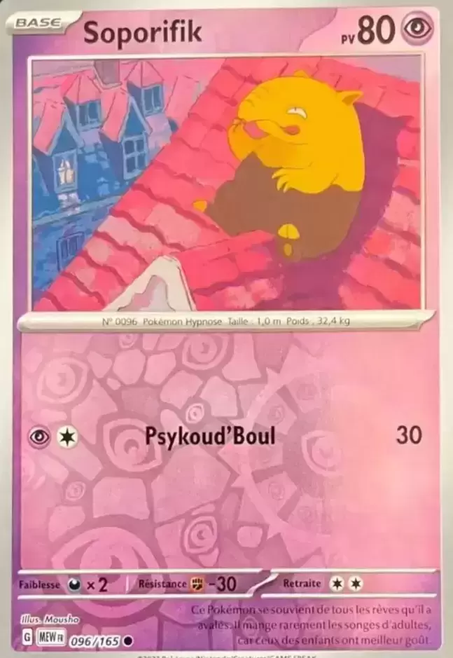 Ecarlate & Violet 151 - MEWFR - Drowzee Reverse