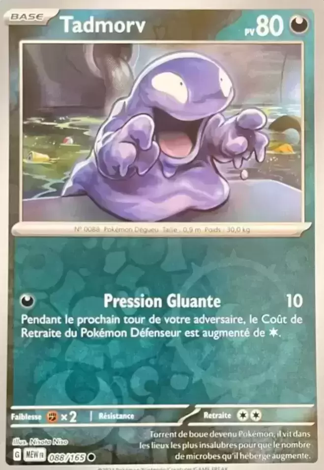 Ecarlate & Violet 151 - MEWFR - Grimer Reverse