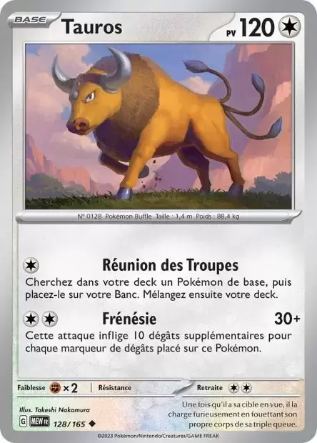 Ecarlate & Violet 151 - MEWFR - Tauros