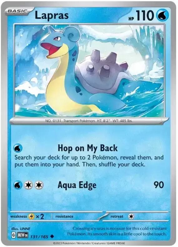 Scarlet & Violet 151 - MEWEN - Lapras