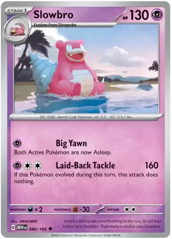 Scarlet & Violet 151 - MEWEN - Slowbro