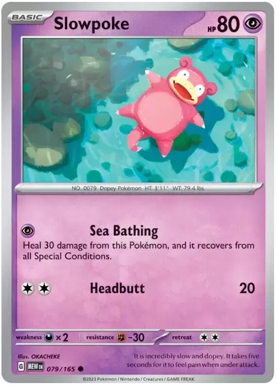 Scarlet & Violet 151 - MEWEN - Slowpoke